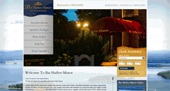 Desktop Screenshot of barharbormanor.com